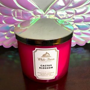 BBW Cactus Blossom 3 wick candle